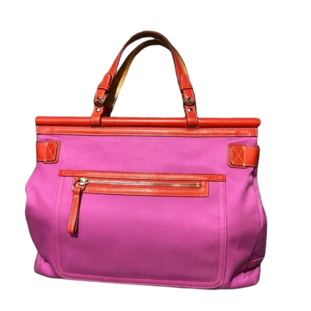 Y2K VINTAGE COACH ‘Hampton Turnlock Carryall’ Limitd Ed Satchel,Rare/Unique 🔥 - Picture 2 of 7
